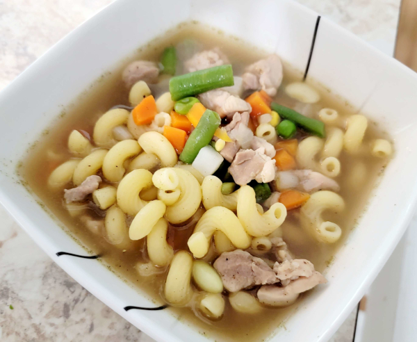 Mom's homemade chicken noodle soup recipe